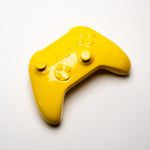 yellow xbox controller in ceramic