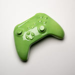 green xbox controller in ceramic