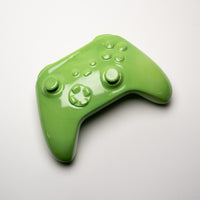 green xbox controller in ceramic